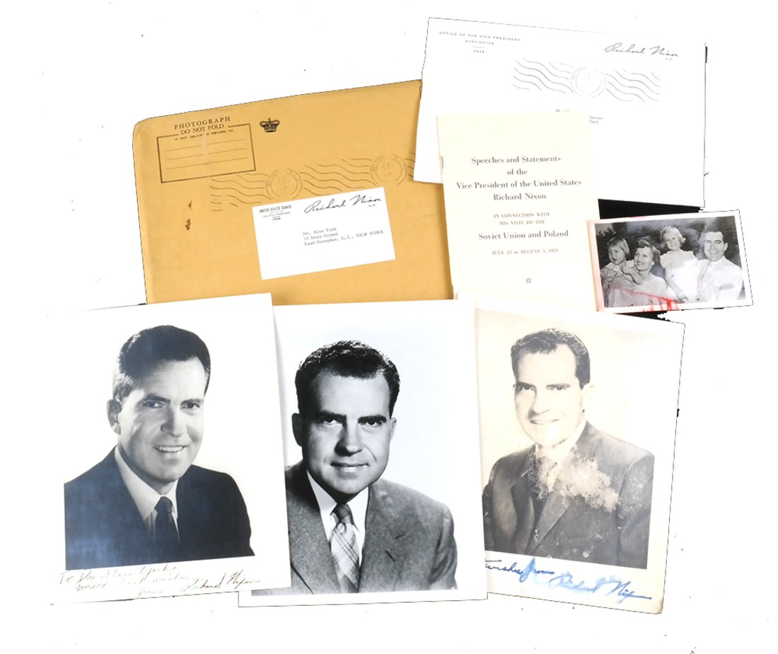 Richard M. Nixon Vice Presidential Autograph & Ephemera (1 of 7)