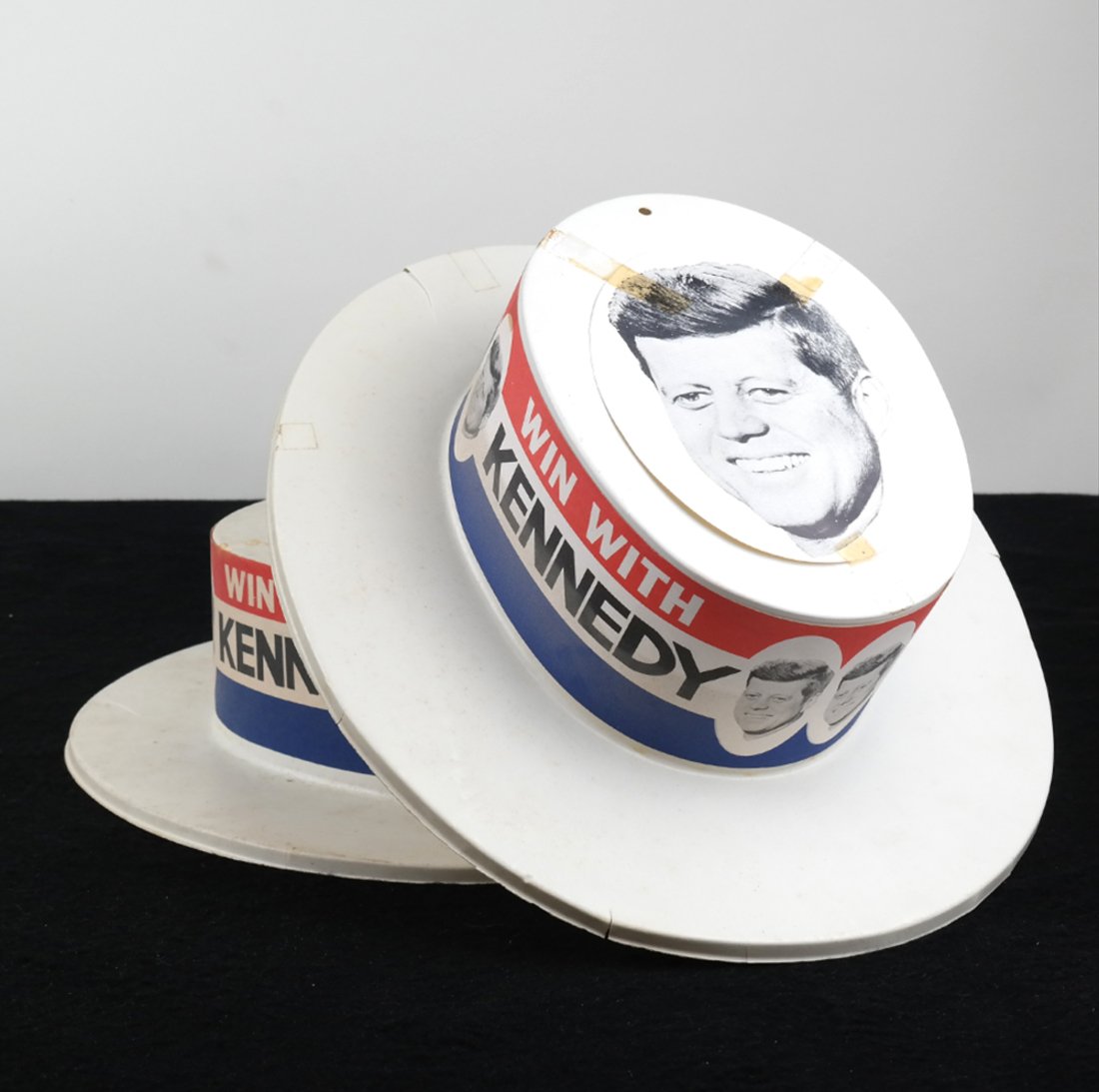 John F. Kennedy Two Campaign Hats (1 of 10)