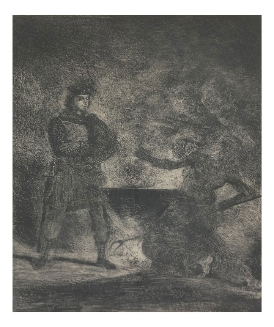 Lithograph, After Eugene Delacroix (1 of 7)