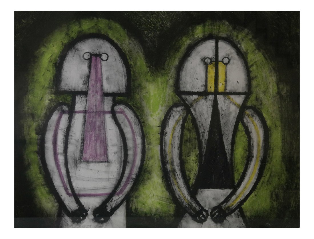 Rufino Tamayo Lithograph- Two Figures (1 of 6)