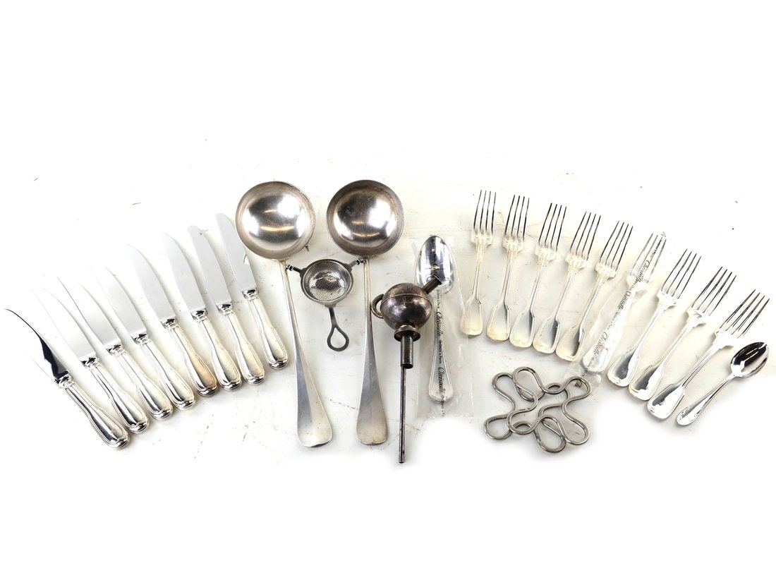 Twenty Four Silver Plated Utensils (1 of 7)