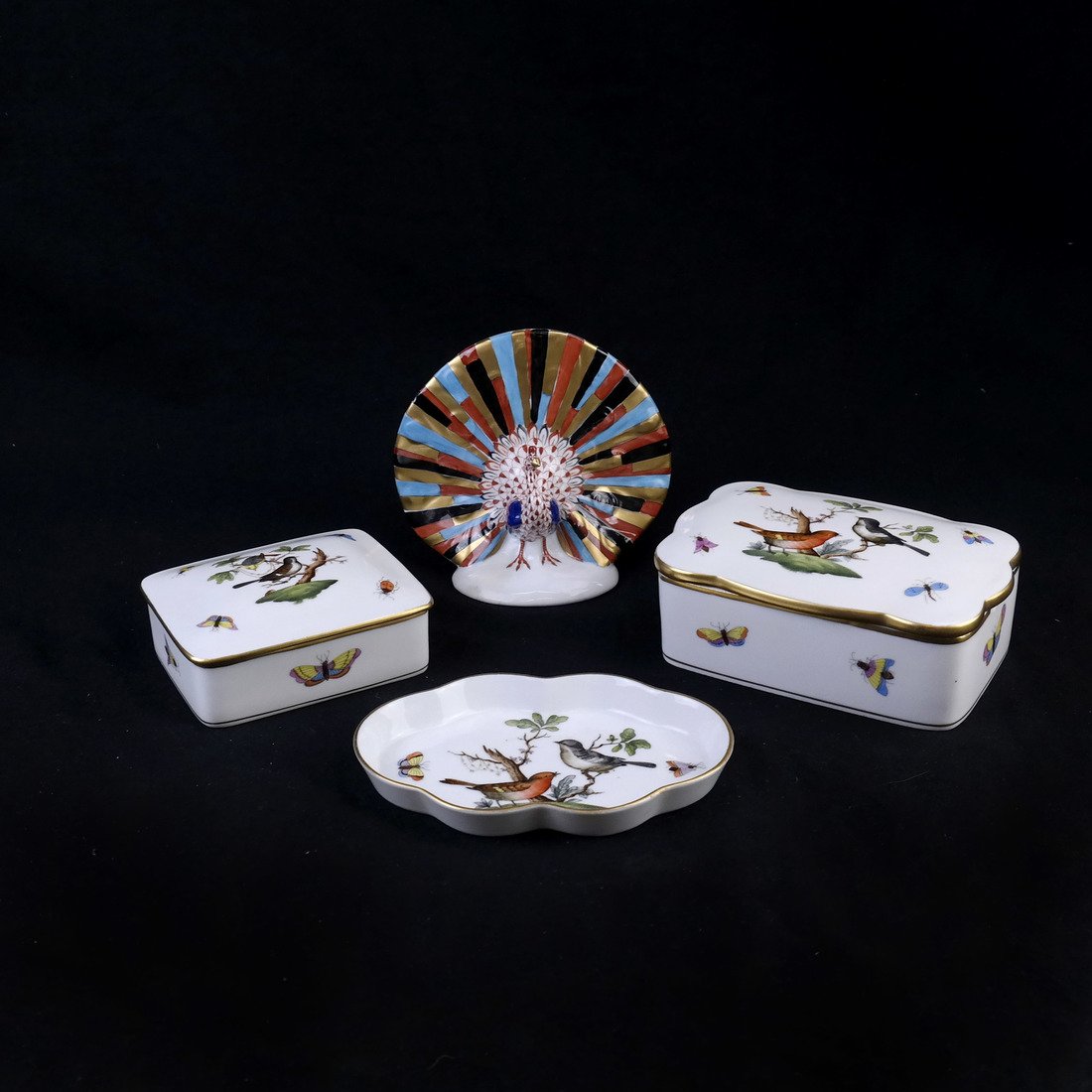 Lot of Four Herend Articles (1 of 10)