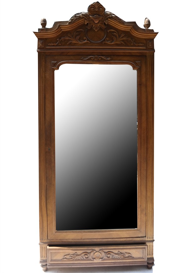 Regence Style Walnut Armoire (1 of 6)