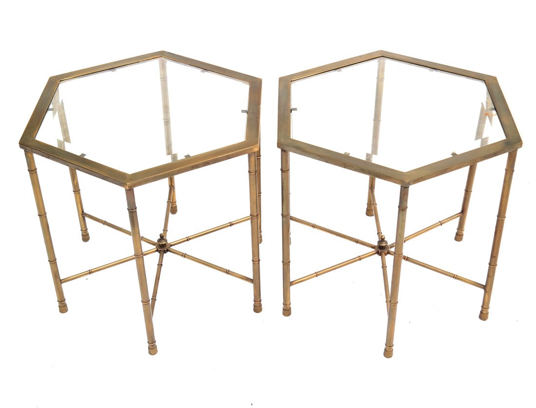 Pair of Hexagonal Low Tables (1 of 7)