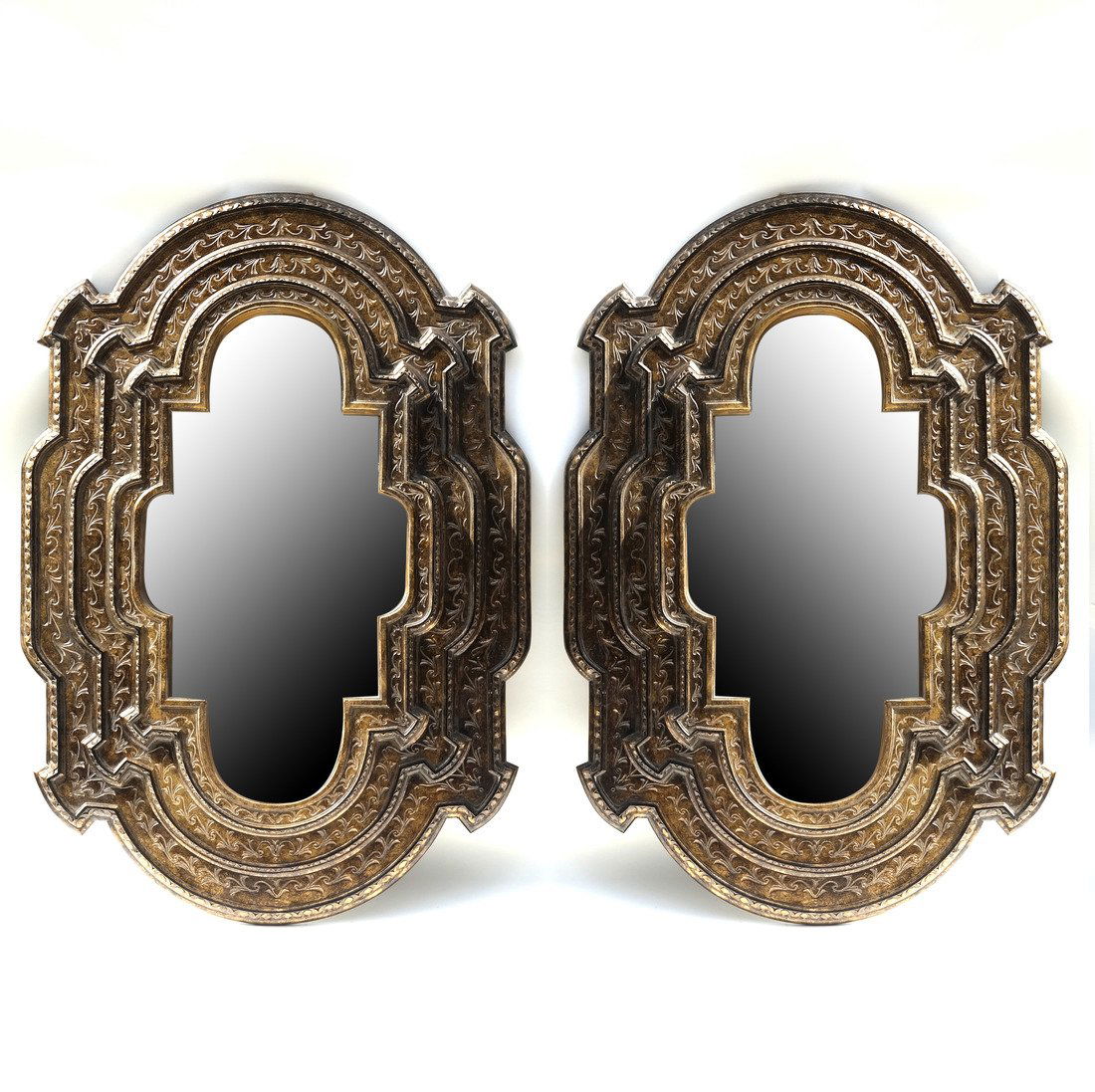 Pair of Renaissance Revival Style Mirrors (1 of 5)
