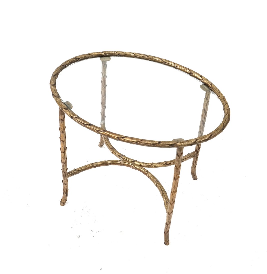 Bagues-Style Oval Gilt Table (1 of 5)