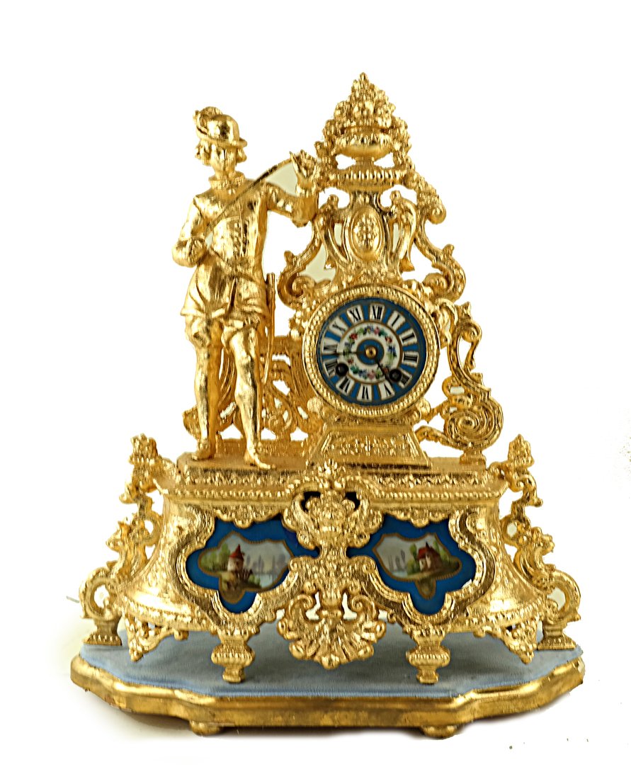 Contemporary Sevres Style Mantle Clock (1 of 10)
