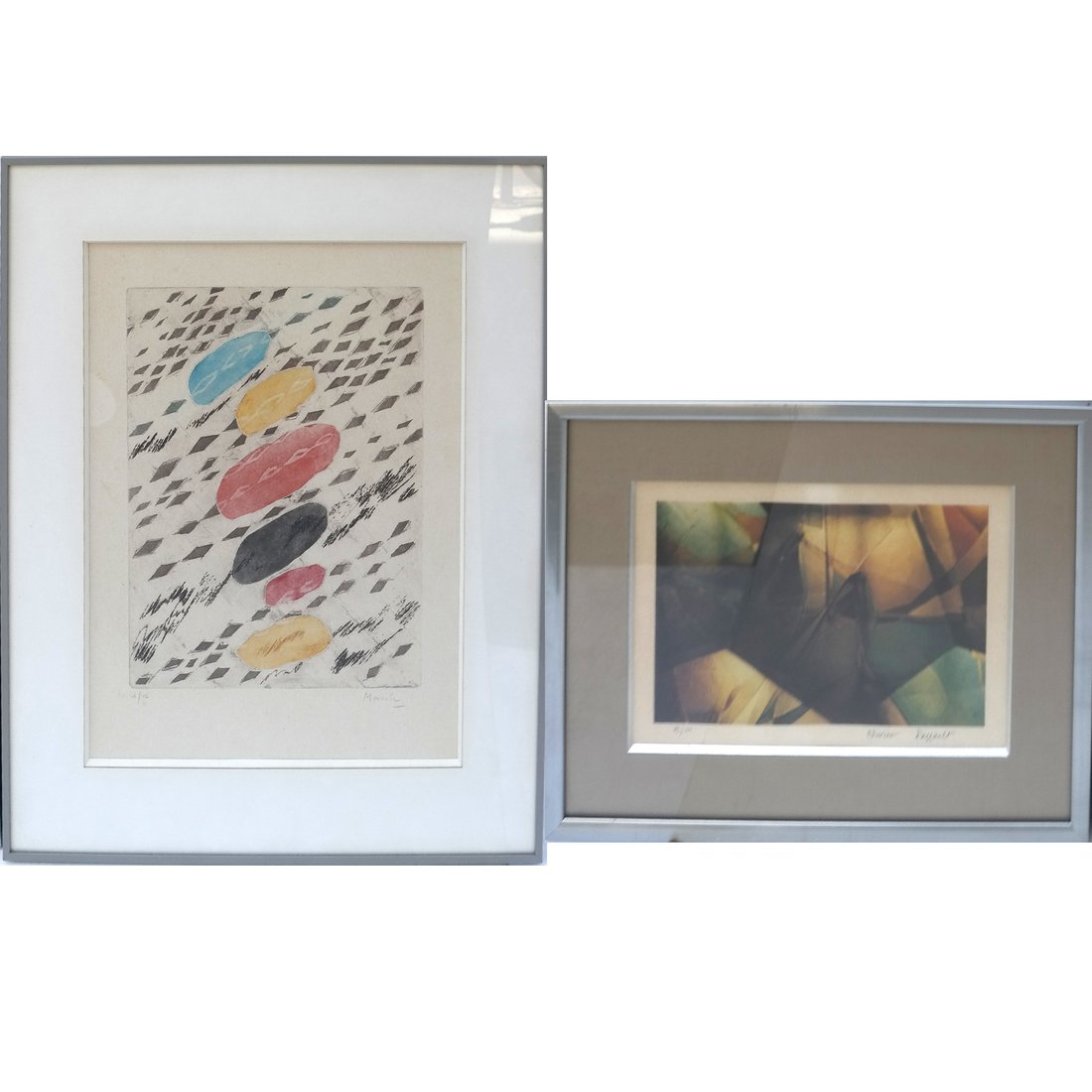 Two Various Abstract Prints (1 of 7)