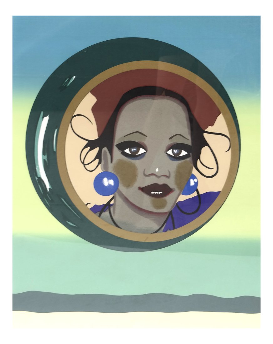 Portrait on a Bubble Serigraph (1 of 5)