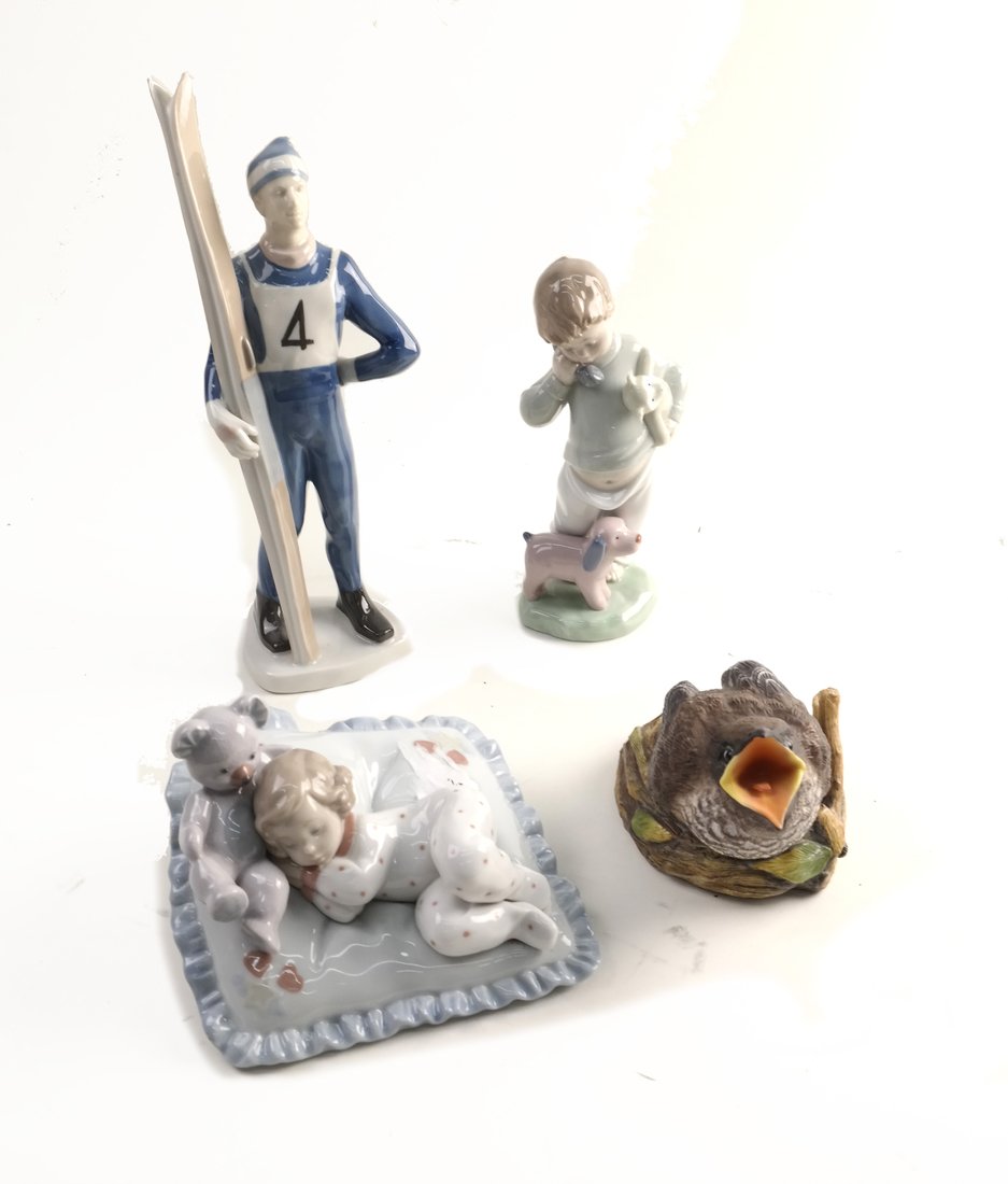 Four Porcelain Figurines (1 of 10)