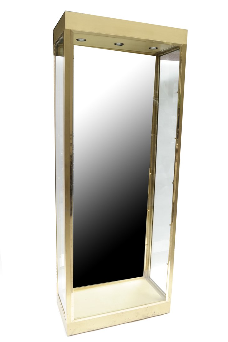 Brass and Glass Display Cabinet (1 of 6)