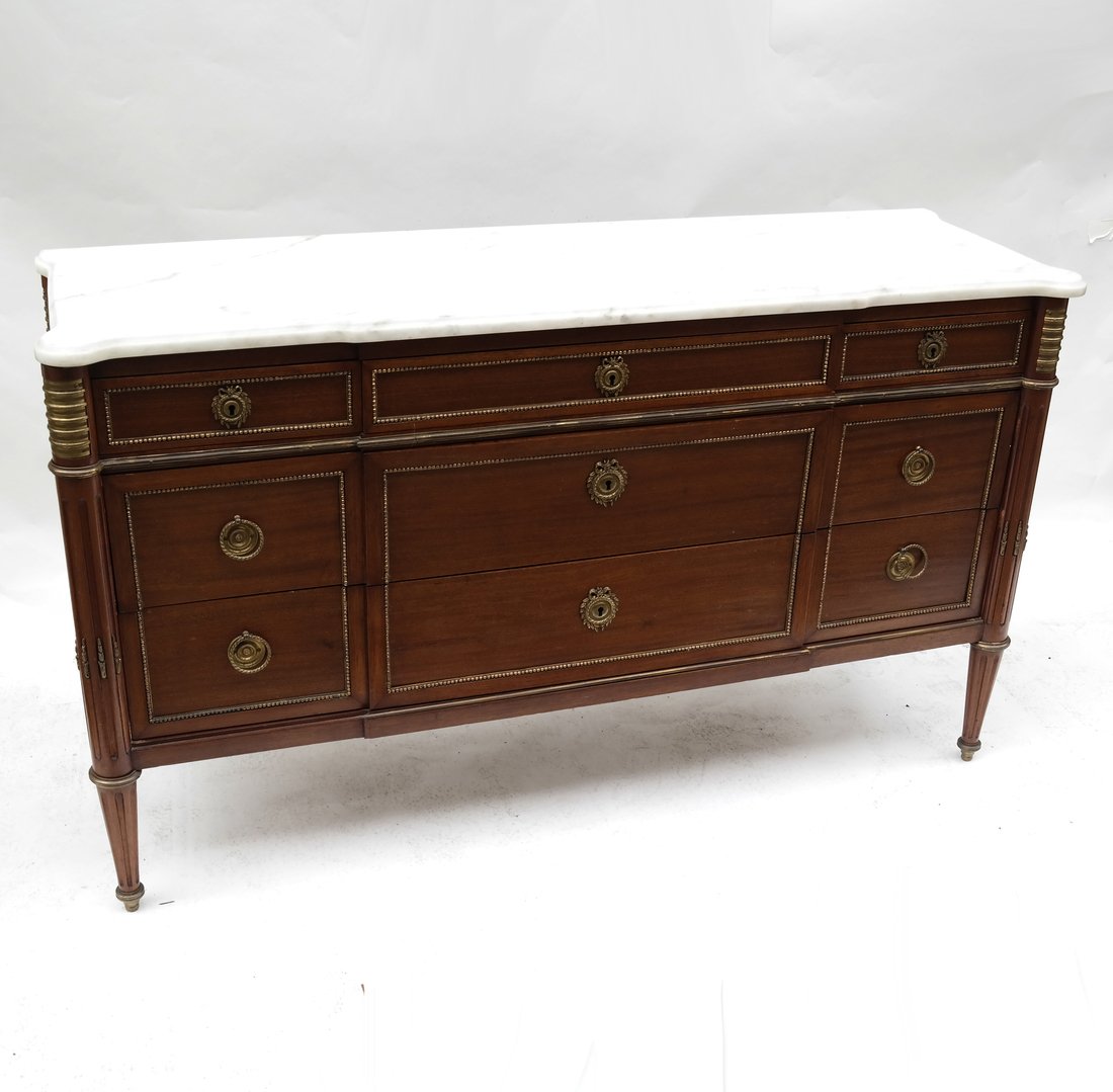 Louis XVI-Style Bronze Mounted Commode (1 of 8)