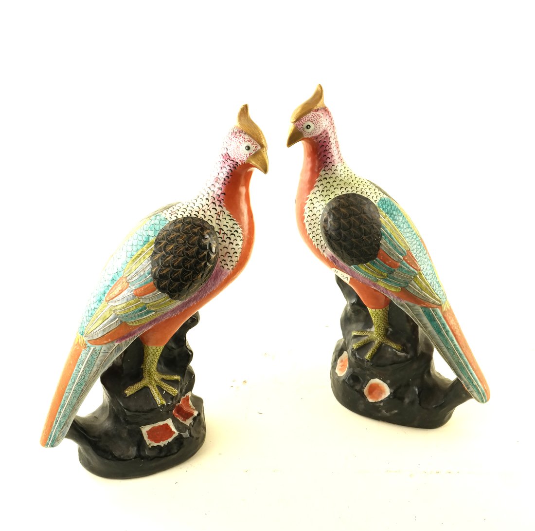 Two Chinese Porcelain Bird Figures (1 of 7)
