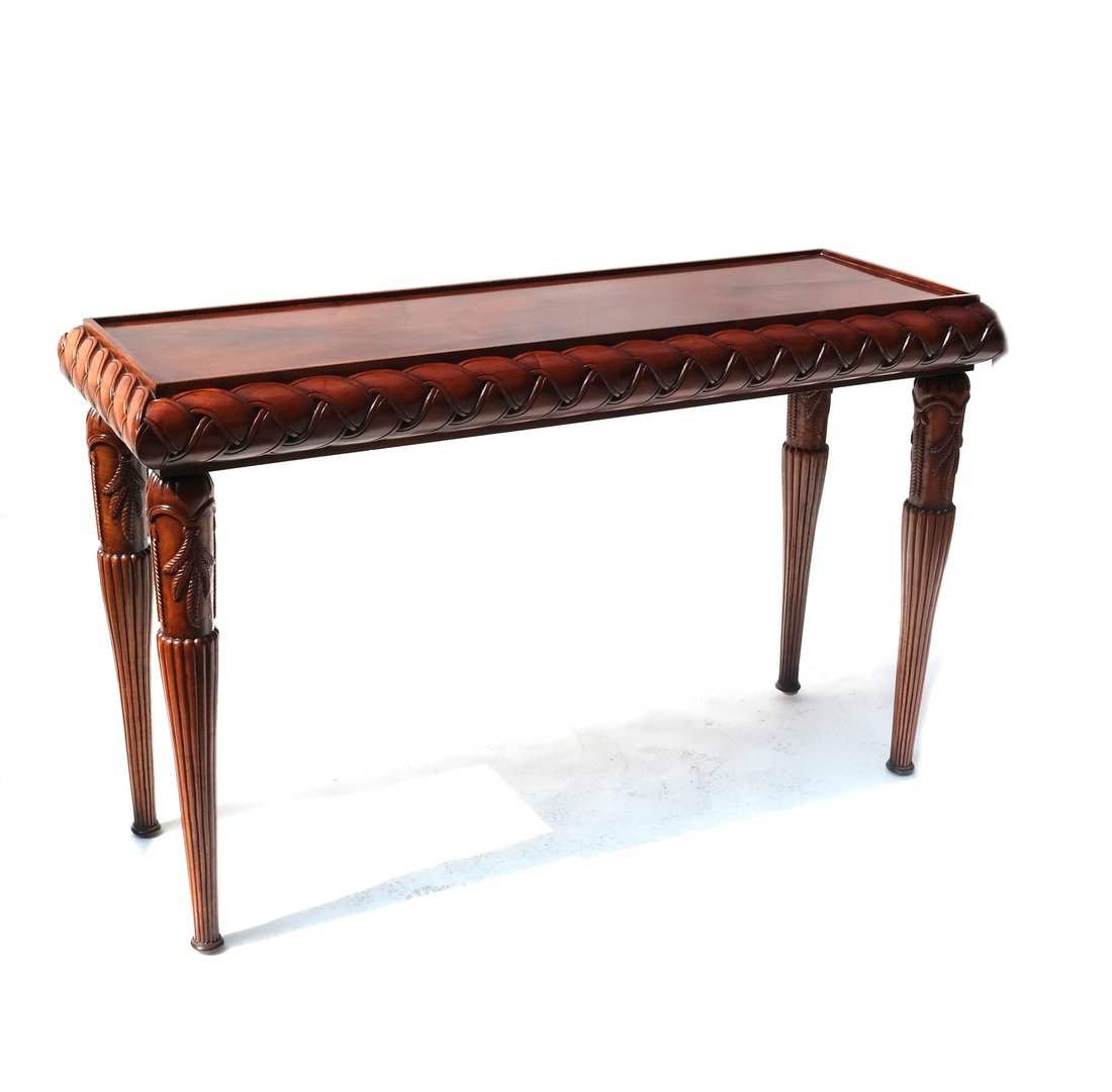 Regency-Style Mahogany Console Table (1 of 8)