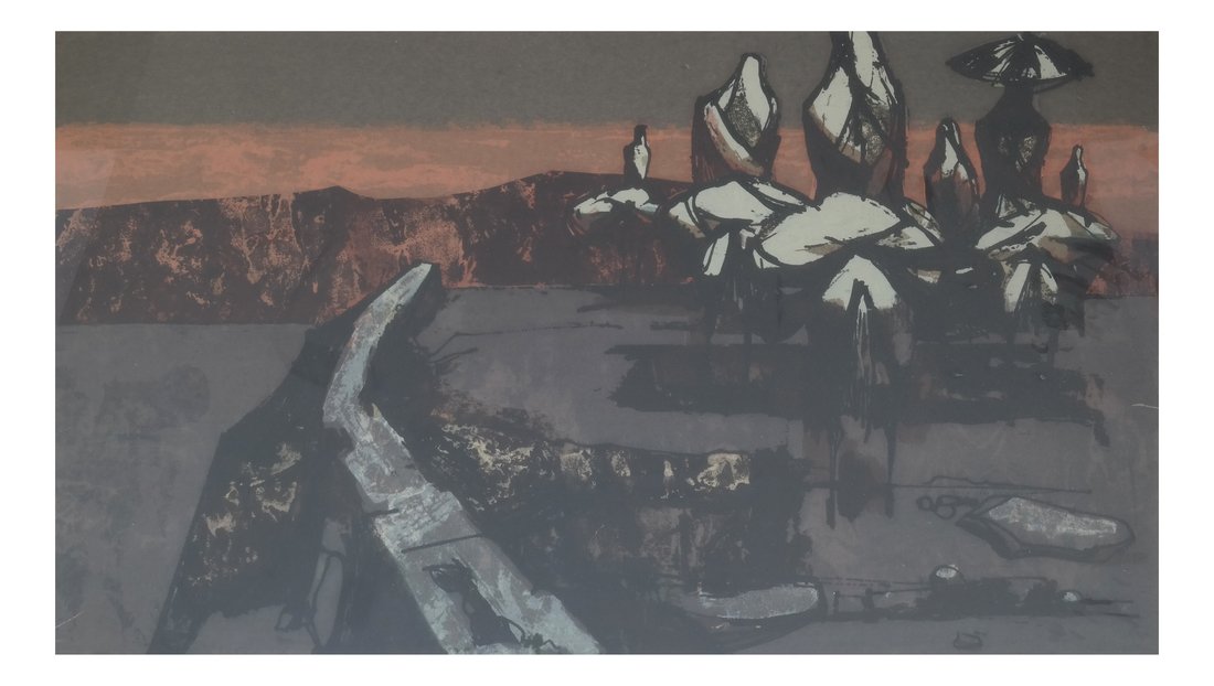 Dean Meeker "Women of Dalmatia": Dean Meeker (American 1920-2002) modern serigraph, one of 50, depicting women on horseback. Signed "Dean Meeker" in the lower right, titled "Women of Dalmatia" in the lower left. [Sight: 19" H x 31" W