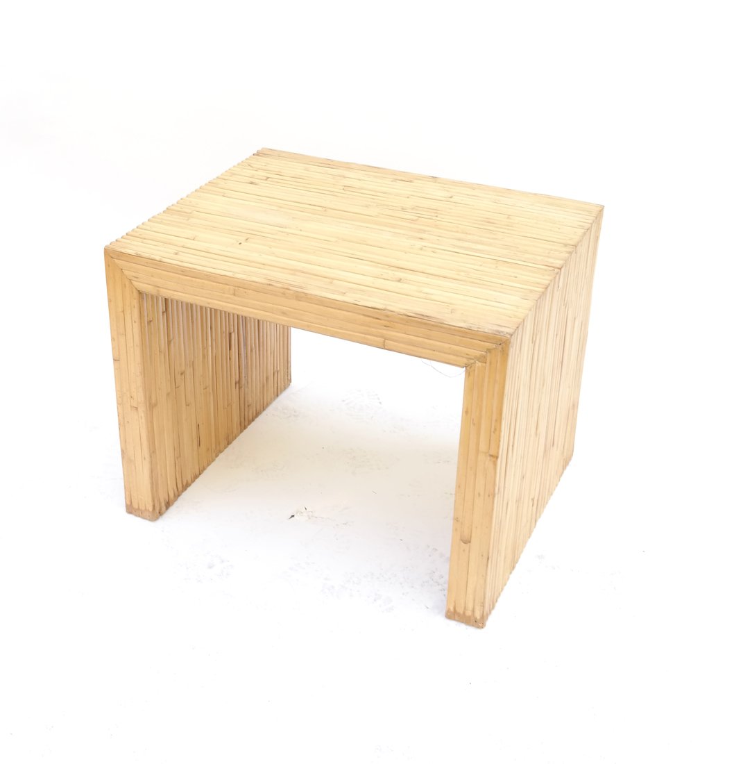 Modern Bamboo End Table (1 of 6)