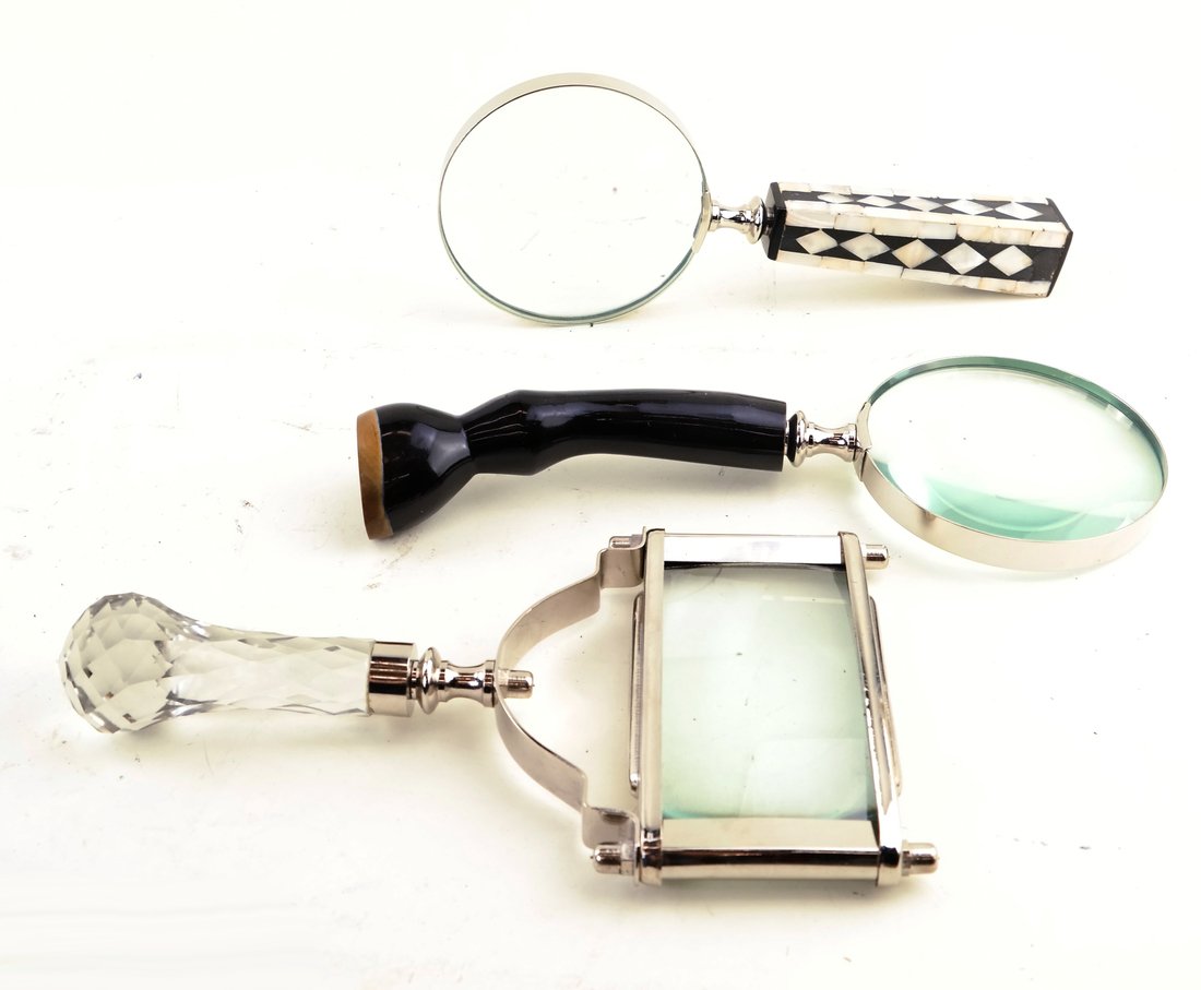 Lot of Three Various Magnifying Glasses (1 of 6)