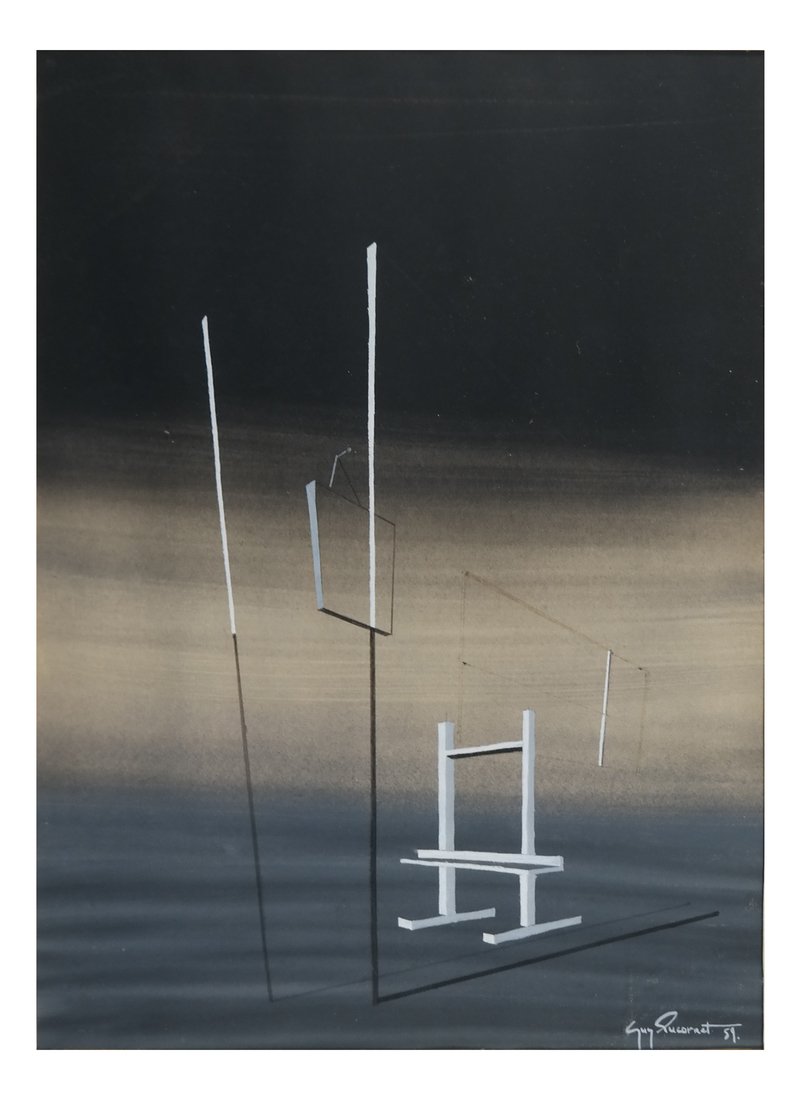 Guy Ducornet, Gouache on Paper (1 of 6)