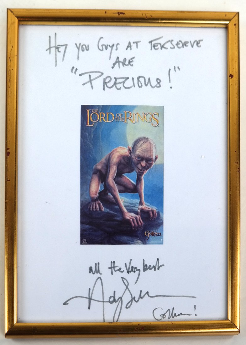 Autographed Gollum Print (1 of 5)