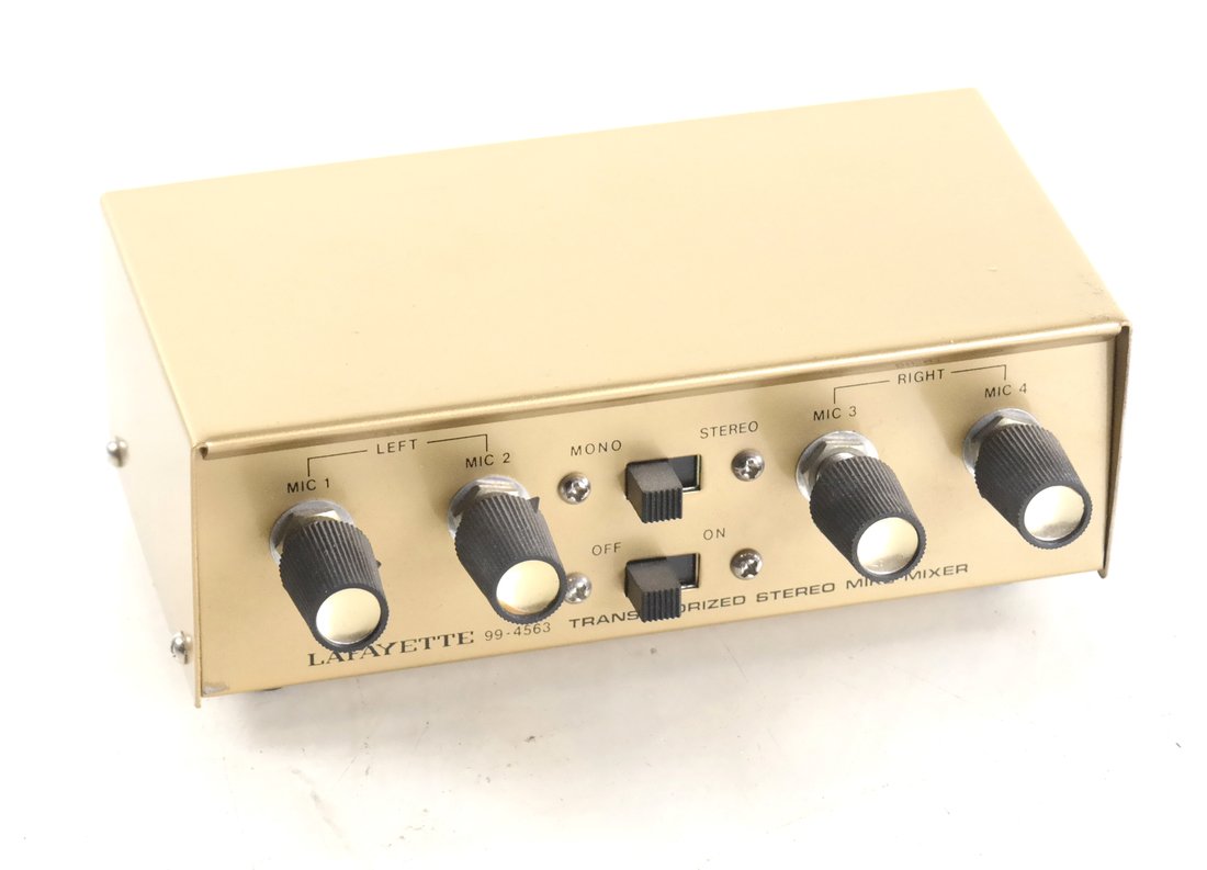 Lafayette Transistorized Stereo Mike Mixer (1 of 7)