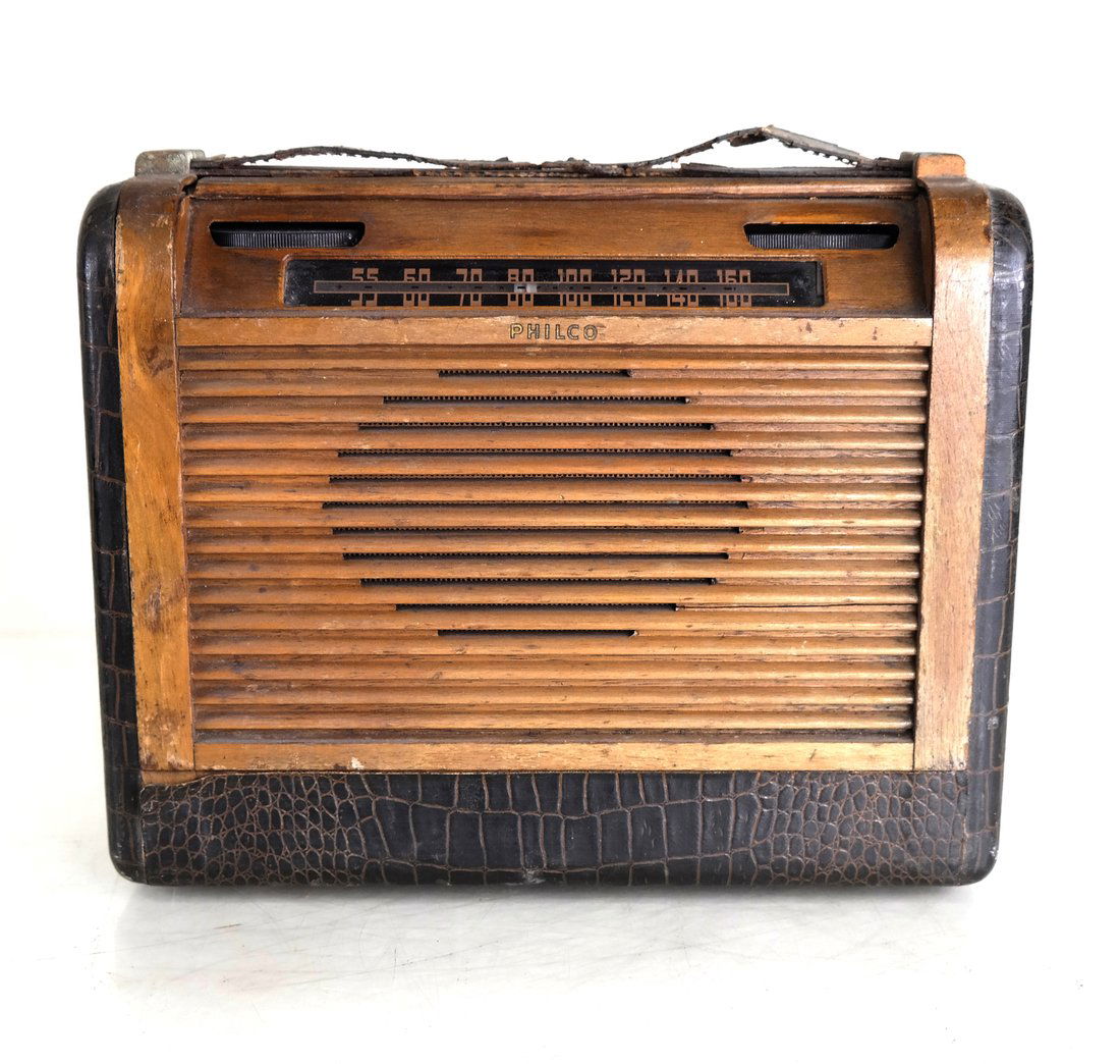 Philco Roll Top Tube Radio, Model 46-350 (1 of 10)
