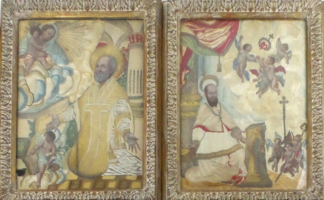 Two Ecclesiastic Needlework Pictures (1 of 10)