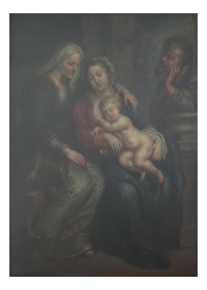 Continental School Oil on Panel (1 of 8)