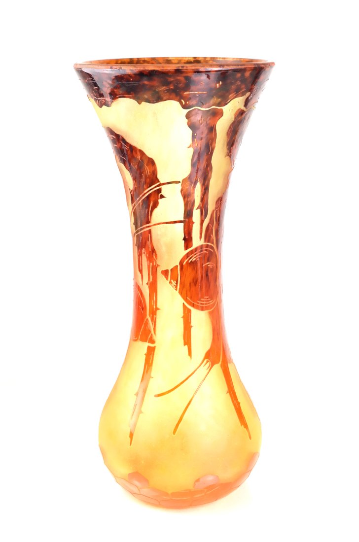 Le Verre Francais Cameo Glass Vase (1 of 7)