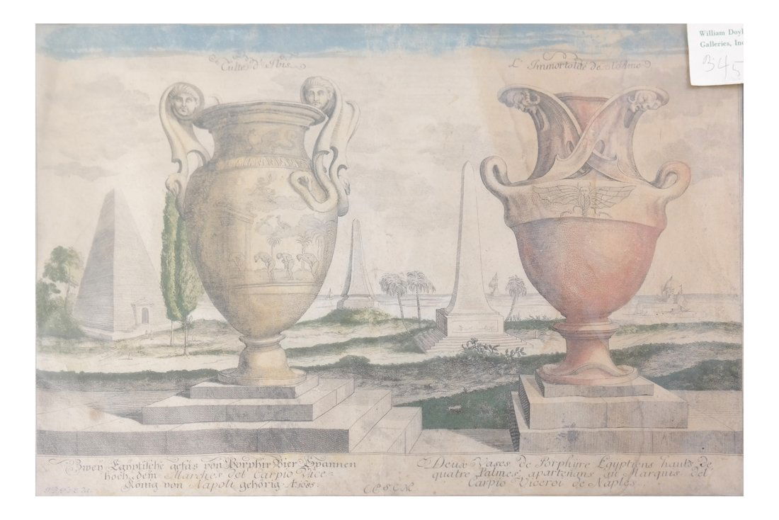 Etching of Neo-Classical Urns (1 of 6)