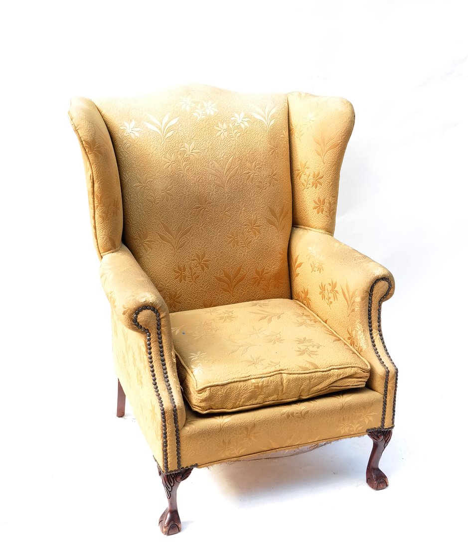 George III Style Wing Chair (1 of 8)