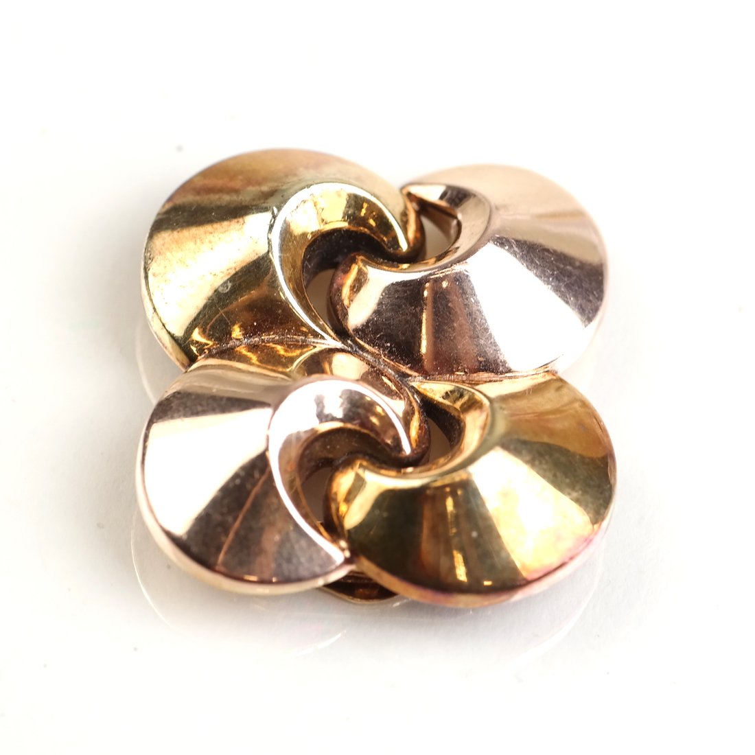 14k Yellow Gold Retro Pin (1 of 5)
