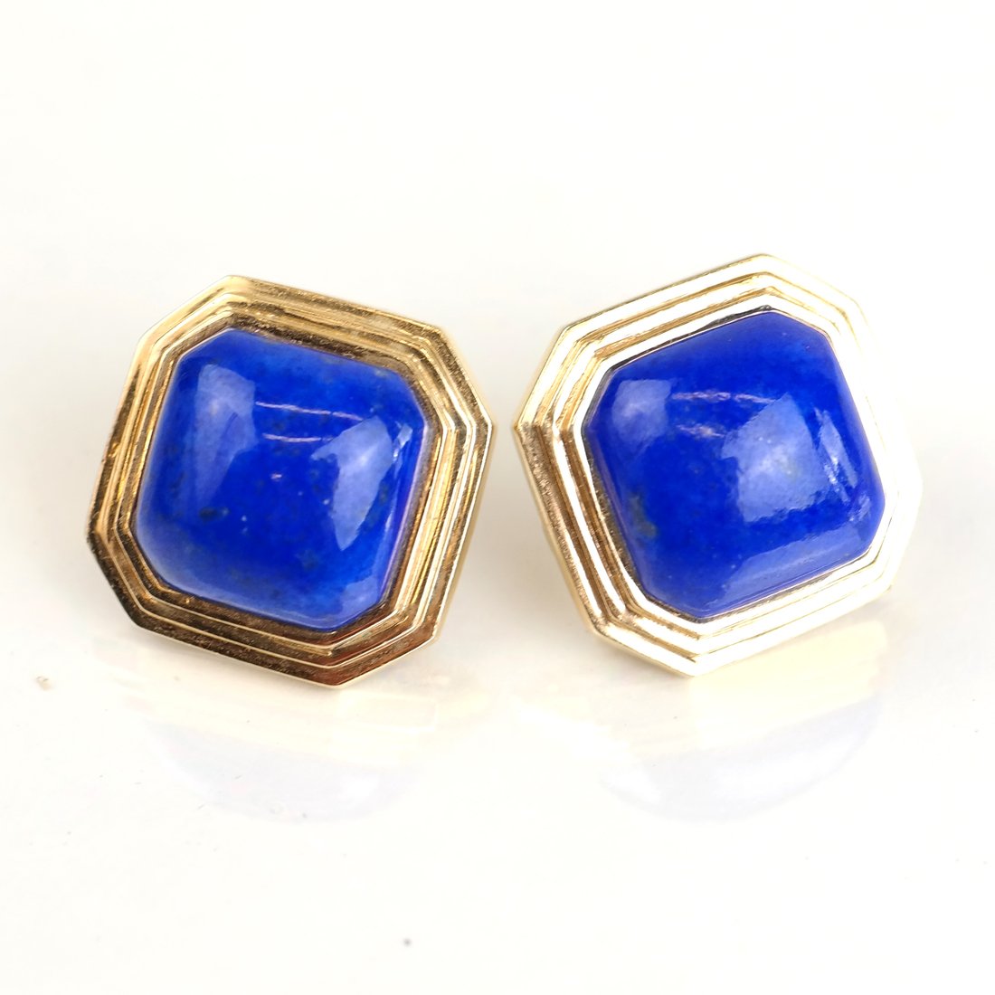 14k Gold & Lapis Earrings (1 of 4)