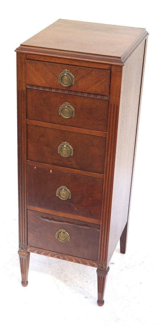 Regency Style Five-Drawer Chest (1 of 5)