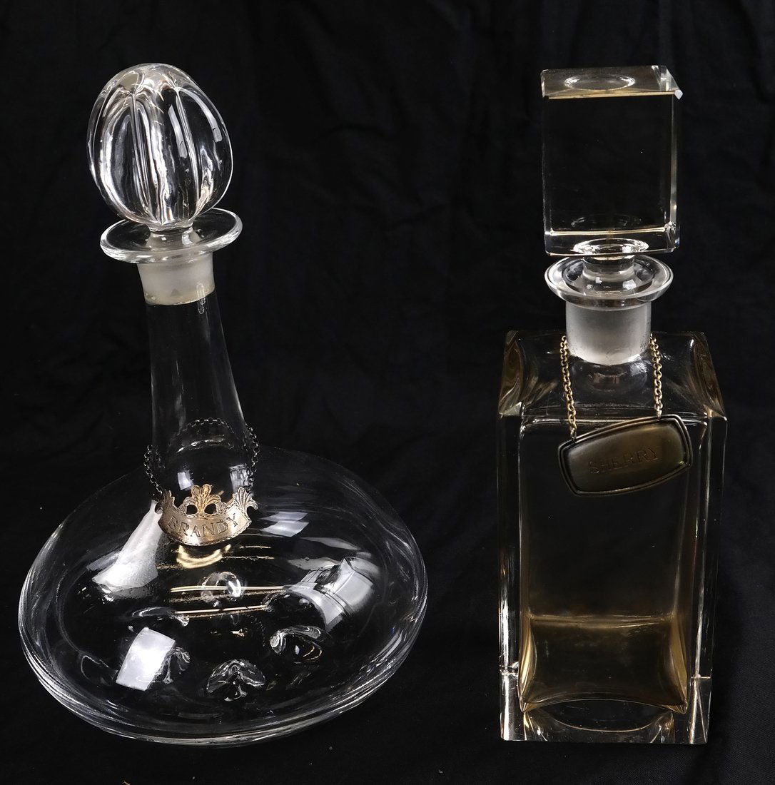 Two Crystal Decanters (1 of 7)