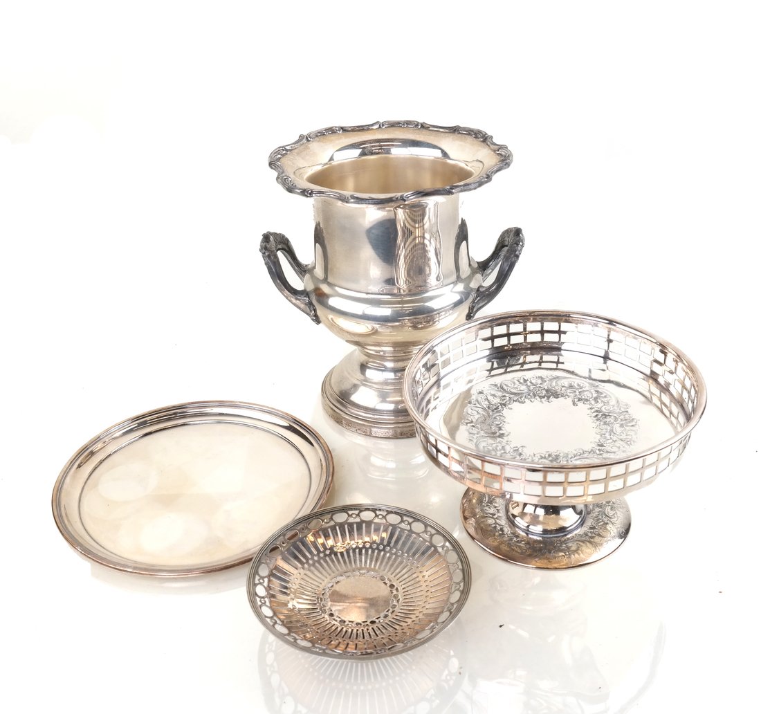 Four Silver Plate Articles (1 of 10)