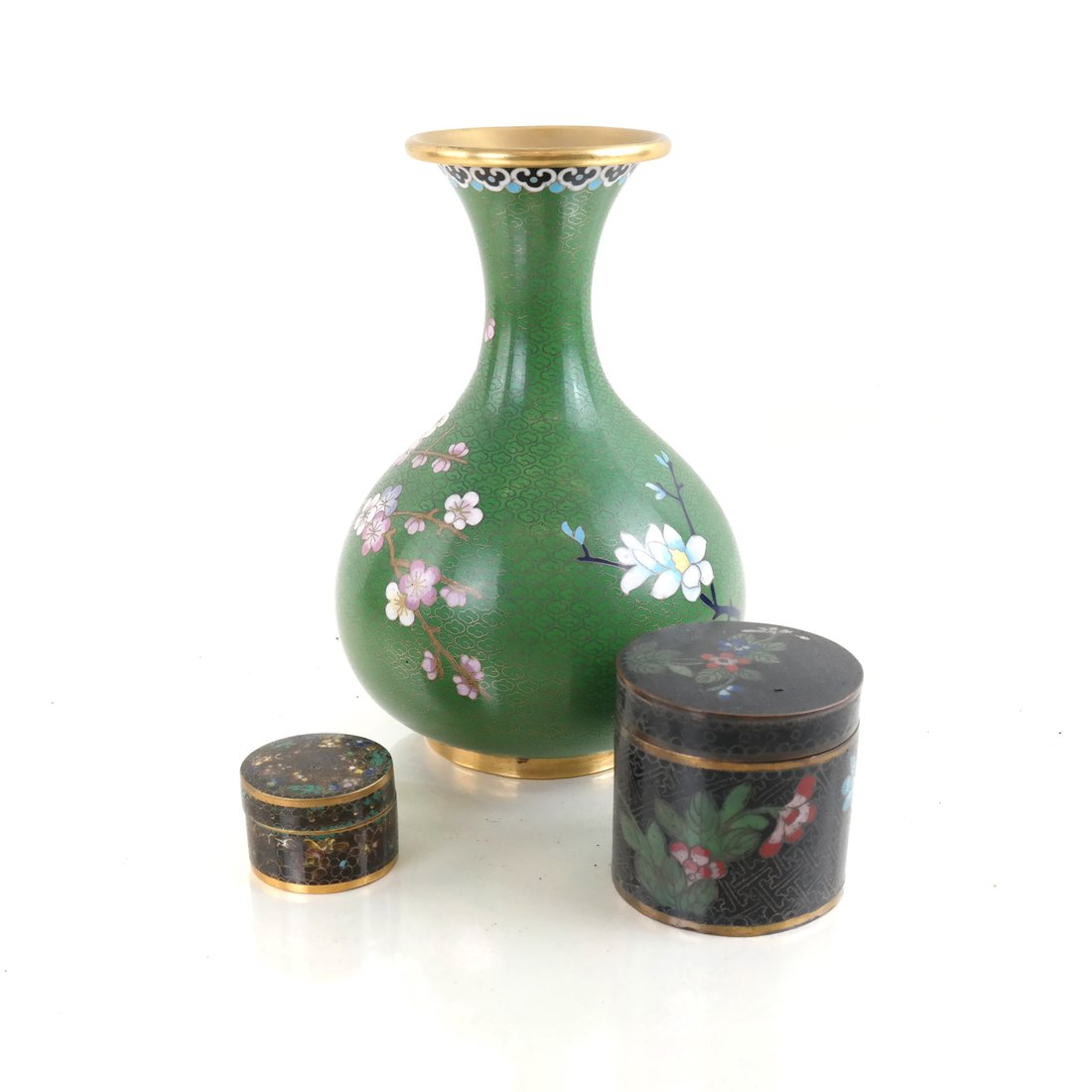 Three Cloisonne Items (1 of 10)