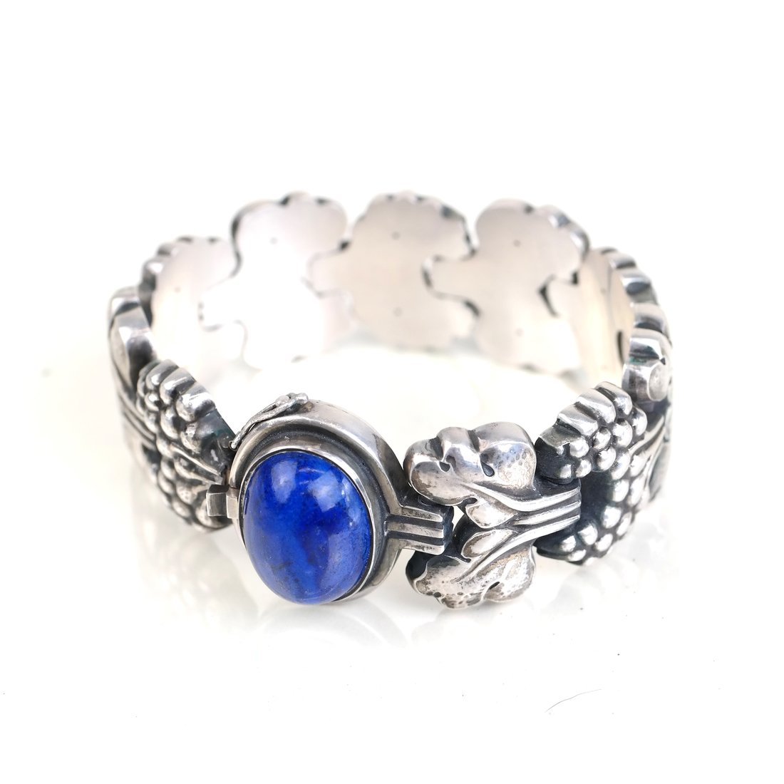 Georg Jensen Sterling Grape Bracelet (1 of 6)