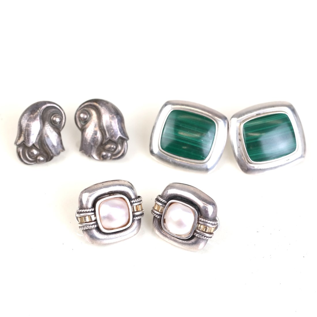 Three Pair Multi Stone Earrings (1 of 5)