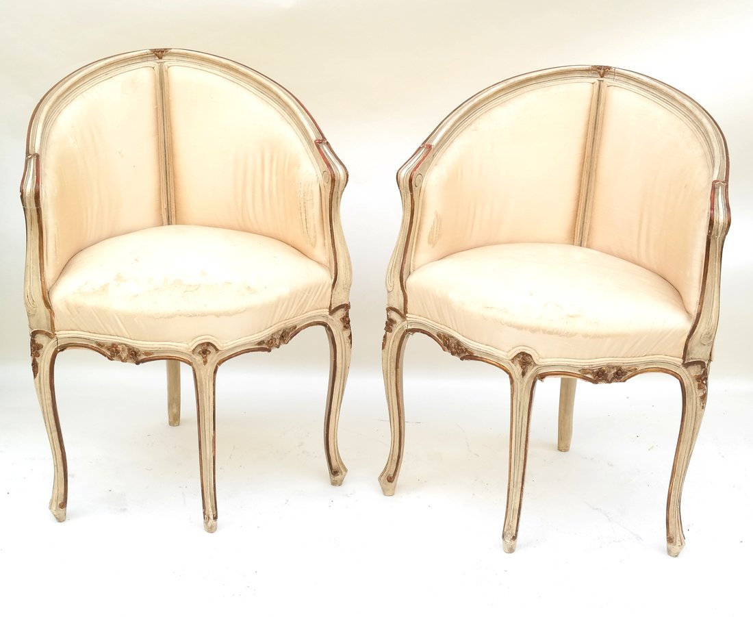 Pair of Decorated Corner Chairs (1 of 10)