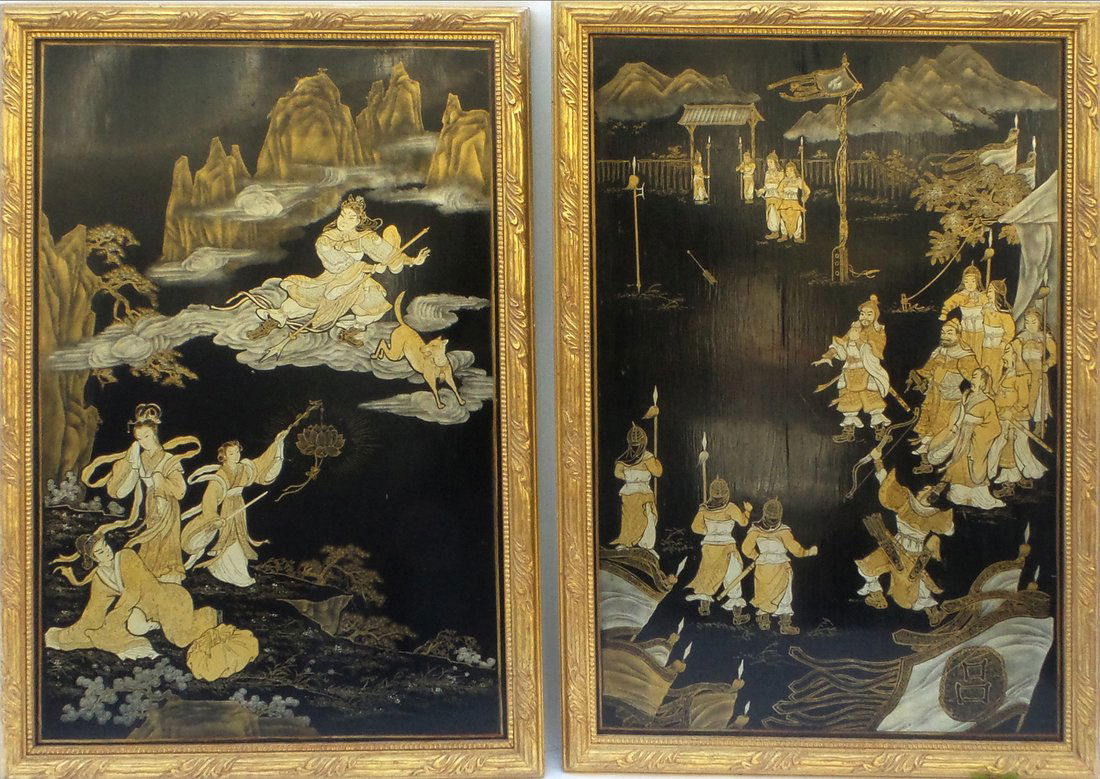 Pair of Chinoiserie Panels (1 of 8)