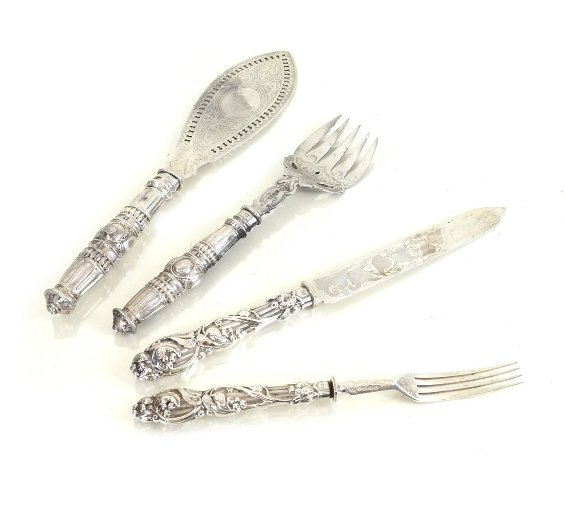 Four English Sterling Utensils (1 of 9)