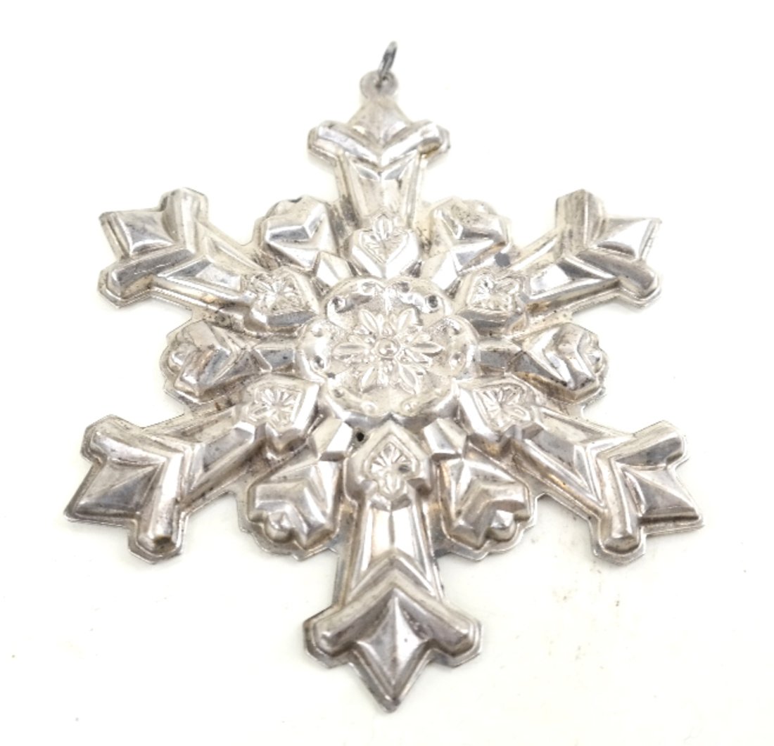 Gorham Sterling Snowflake Ornament (1 of 6)