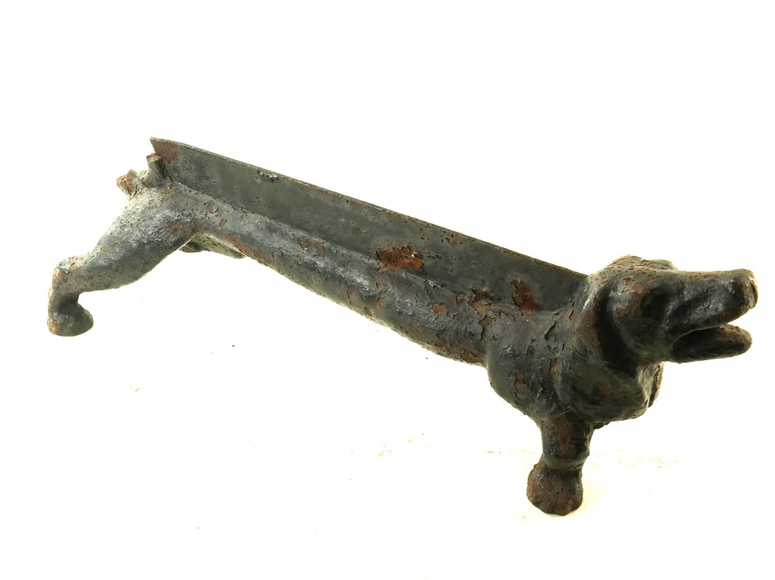 19th Century Dachshund Boot Scrape (1 of 8)