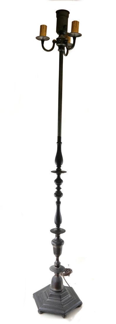 Patinated Metal Floor Lamp (1 of 4)