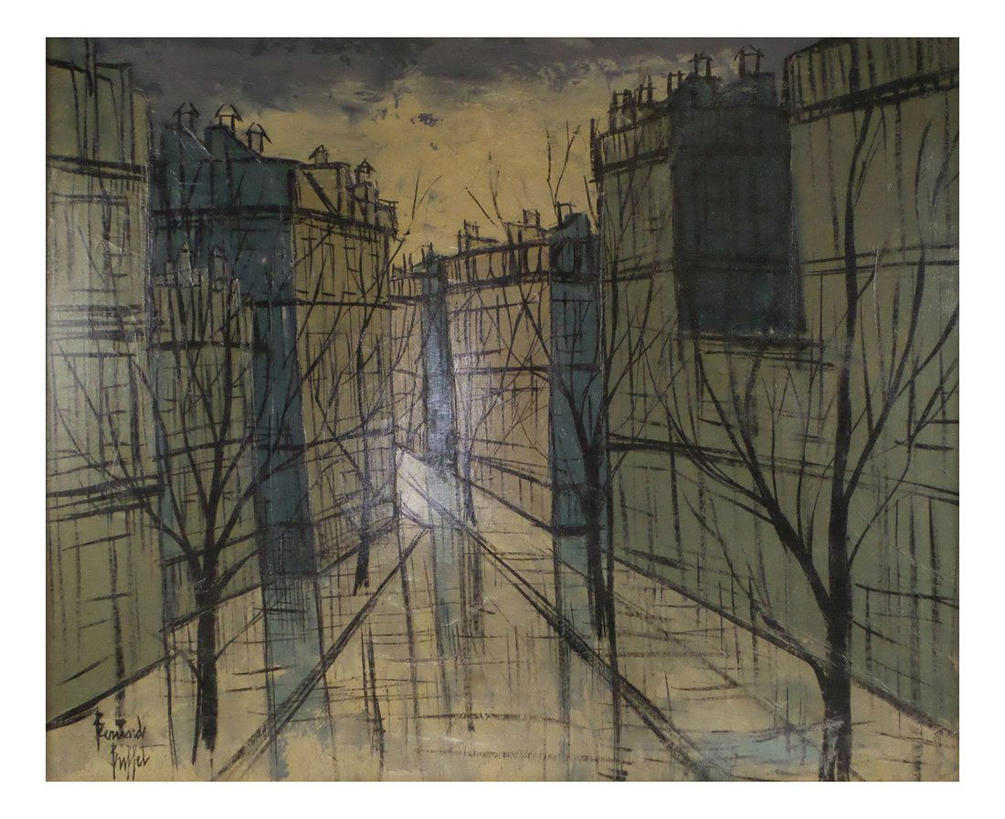 After Bernard Buffet Oil on Canvas (1 of 8)