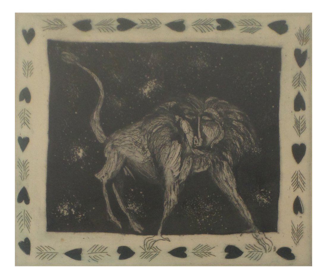 Benjamin Levy " Wild Lion"  Lithograph (1 of 4)