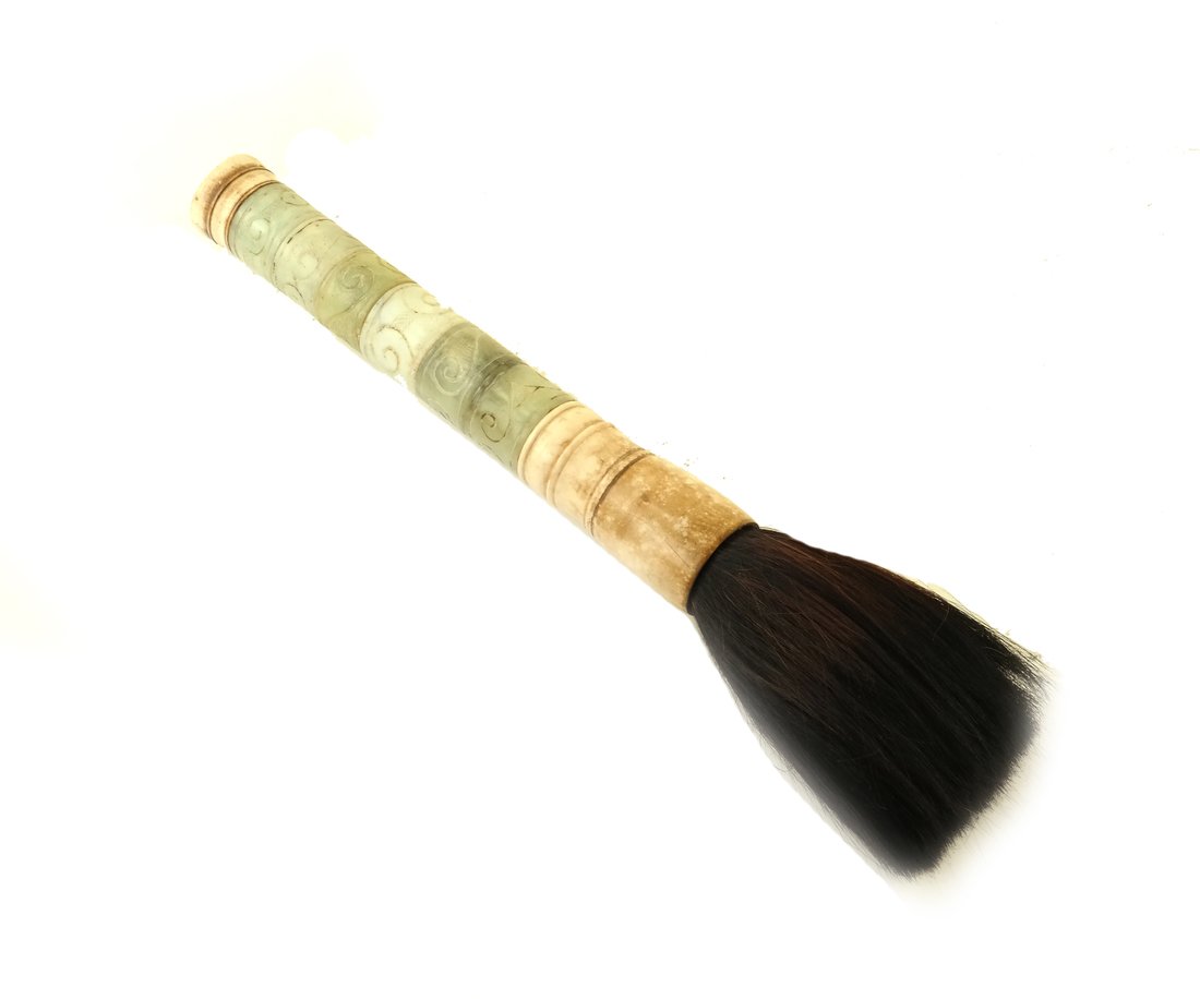 Chinese Carved Jade Paint Brush (1 of 6)