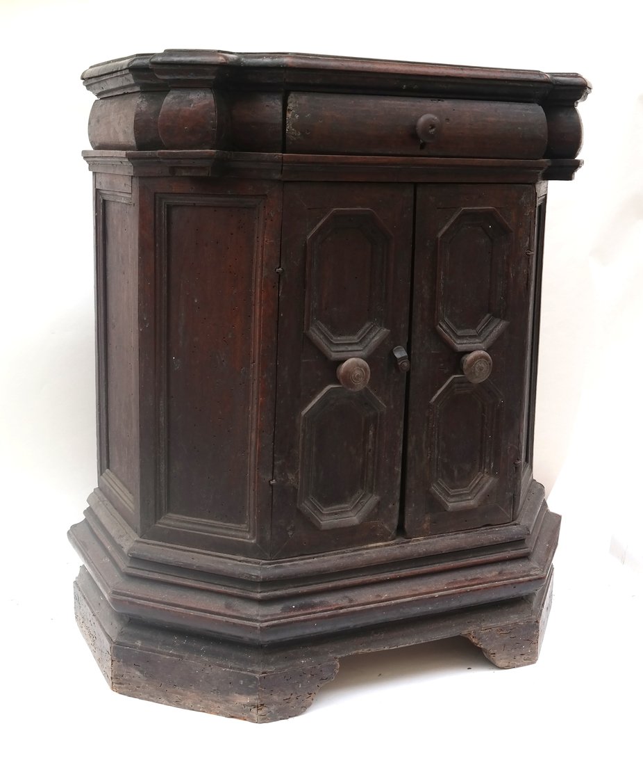 Continental Walnut Cabinet (1 of 10)