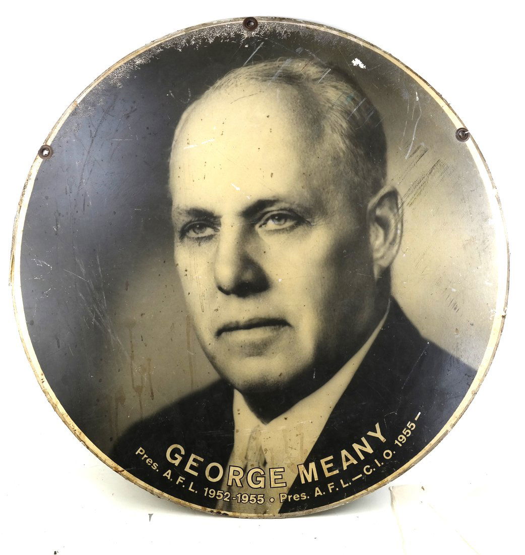 Two-Sided Print, George Meany (1 of 7)