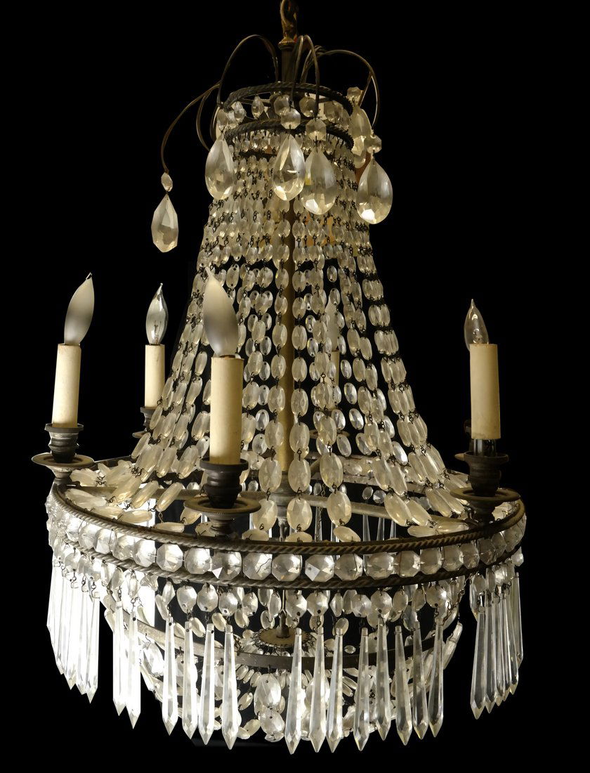 Empire Style Six-Light Chandelier (1 of 5)